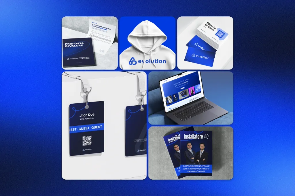 Anteprima del progetto «Rebranding strategico e design system per un Growth Operating System verticale nel settore installazioni.» realizzato per ADevolution Anteprima del progetto «Rebranding strategico e design system per un Growth Operating System verticale nel settore installazioni.» realizzato per ADevolution